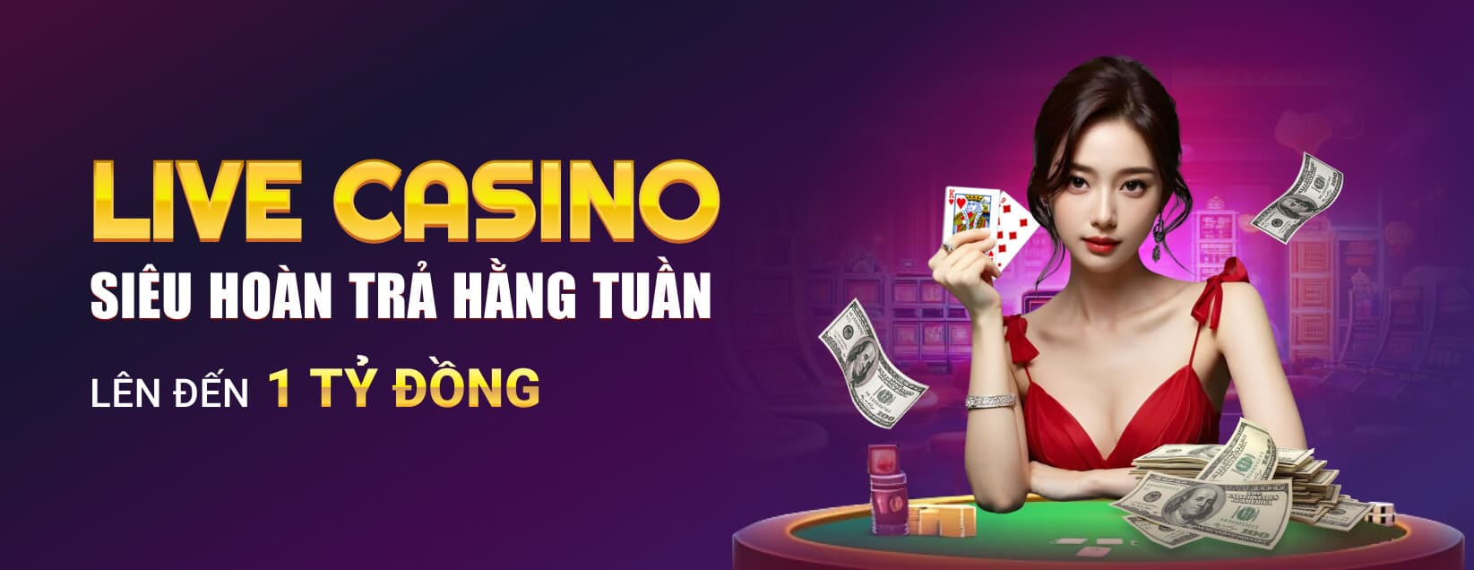 Banner live casino dabet hoàn trả hàng tuần